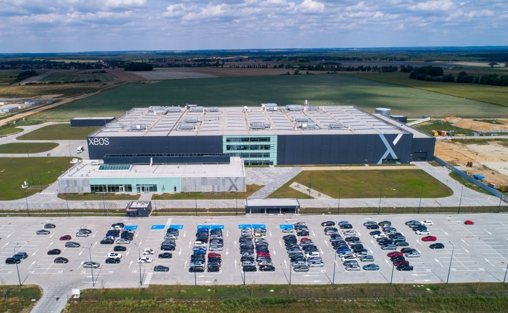 Budowa zakładu serwisowania silników lotniczych firmy XEOS sp. z o.o. koło Środy Śląskiej